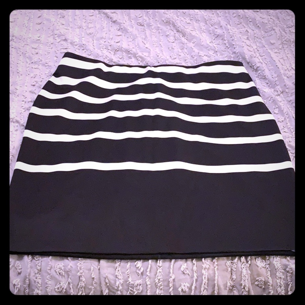 Black and white skirt from ELOQUII